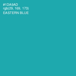 #1DA9AD - Eastern Blue Color Image