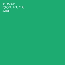 #1DAB72 - Jade Color Image