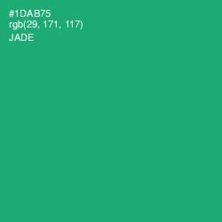 #1DAB75 - Jade Color Image