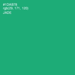 #1DAB78 - Jade Color Image