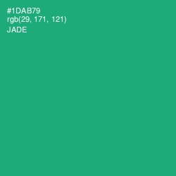 #1DAB79 - Jade Color Image