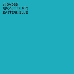 #1DADBB - Eastern Blue Color Image