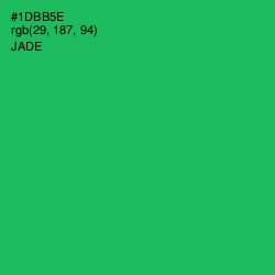 #1DBB5E - Jade Color Image