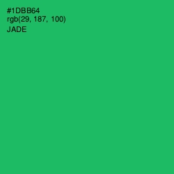 #1DBB64 - Jade Color Image