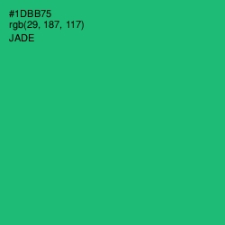 #1DBB75 - Jade Color Image