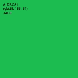 #1DBC51 - Jade Color Image