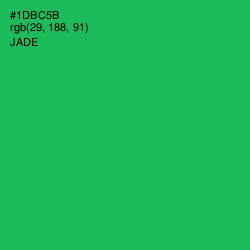#1DBC5B - Jade Color Image