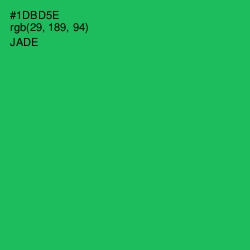 #1DBD5E - Jade Color Image