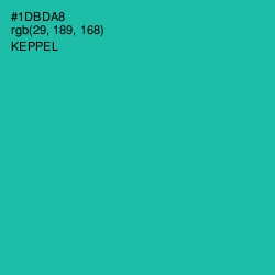#1DBDA8 - Keppel Color Image