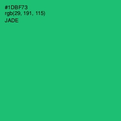 #1DBF73 - Jade Color Image