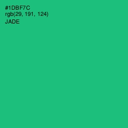 #1DBF7C - Jade Color Image