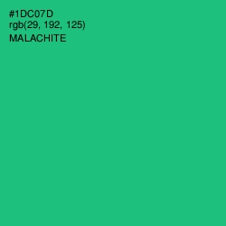 #1DC07D - Malachite Color Image