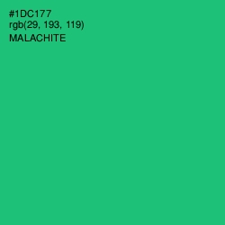 #1DC177 - Malachite Color Image
