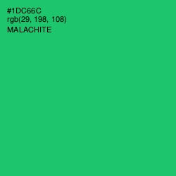 #1DC66C - Malachite Color Image