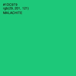 #1DC979 - Malachite Color Image