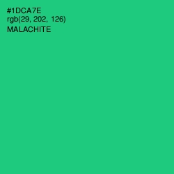 #1DCA7E - Malachite Color Image