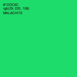 #1DDC6C - Malachite Color Image