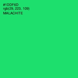 #1DDF6D - Malachite Color Image