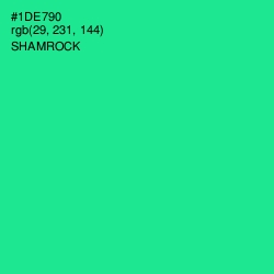 #1DE790 - Shamrock Color Image