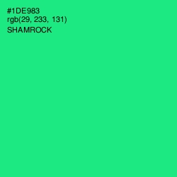 #1DE983 - Shamrock Color Image