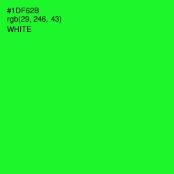 #1DF62B - Green Color Image