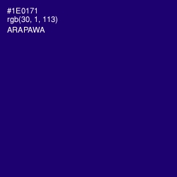 #1E0171 - Arapawa Color Image