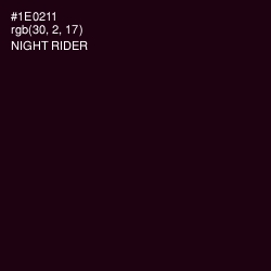 #1E0211 - Night Rider Color Image