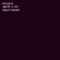 #1E0216 - Night Rider Color Image