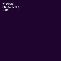 #1E042E - Haiti Color Image