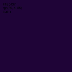 #1E0437 - Haiti Color Image