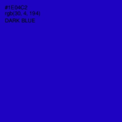 #1E04C2 - Dark Blue Color Image