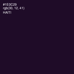 #1E0C29 - Haiti Color Image