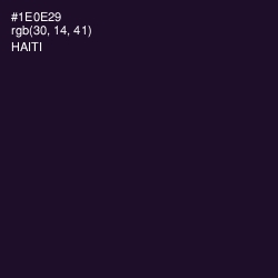 #1E0E29 - Haiti Color Image