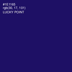 #1E1165 - Lucky Point Color Image