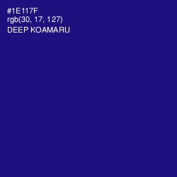 #1E117F - Deep Koamaru Color Image