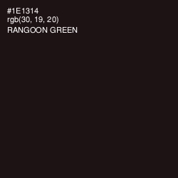 #1E1314 - Rangoon Green Color Image