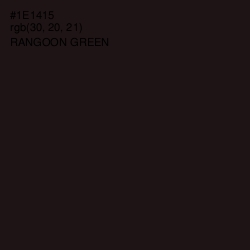 #1E1415 - Rangoon Green Color Image