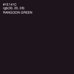 #1E141C - Rangoon Green Color Image