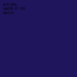 #1E155C - Bunting Color Image