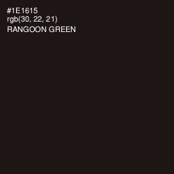 #1E1615 - Rangoon Green Color Image