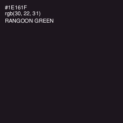 #1E161F - Rangoon Green Color Image