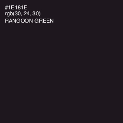 #1E181E - Rangoon Green Color Image