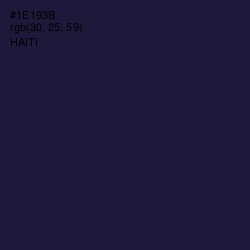 #1E193B - Haiti Color Image