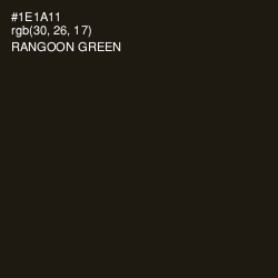 #1E1A11 - Rangoon Green Color Image