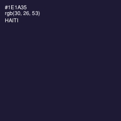 #1E1A35 - Haiti Color Image