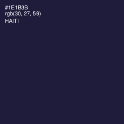 #1E1B3B - Haiti Color Image