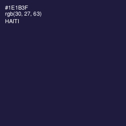 #1E1B3F - Haiti Color Image