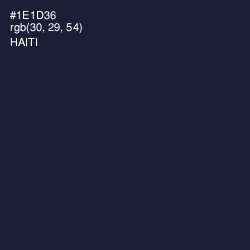 #1E1D36 - Haiti Color Image