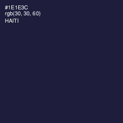 #1E1E3C - Haiti Color Image
