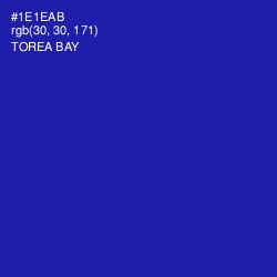 #1E1EAB - Torea Bay Color Image